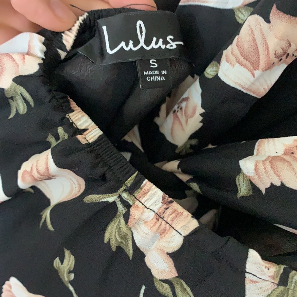 Lulu’s floral convertible romper - Picture 5 of 8